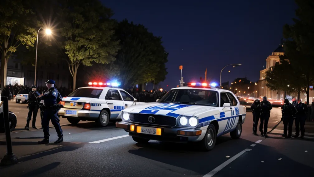 Nuntă cu focuri de armă în Germania: Poliția a oprit convoiul, mirele riscă dosar penal