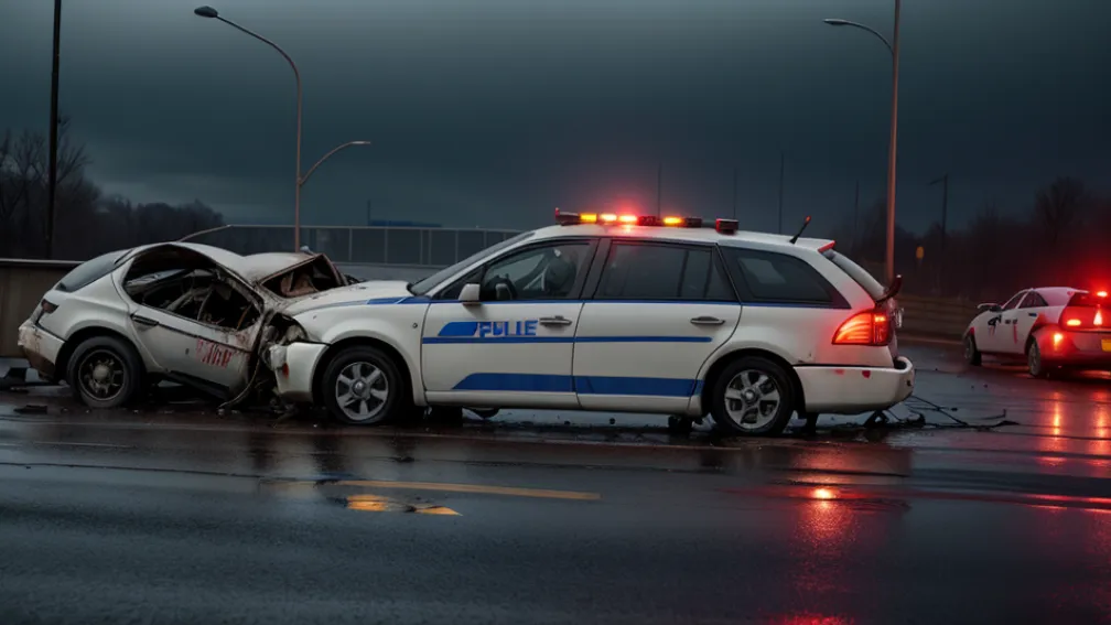 Accident grav lângă Köln: Un Audi a derapat pe A57 și s-a izbit de un stâlp electric, șoferul în stare critică