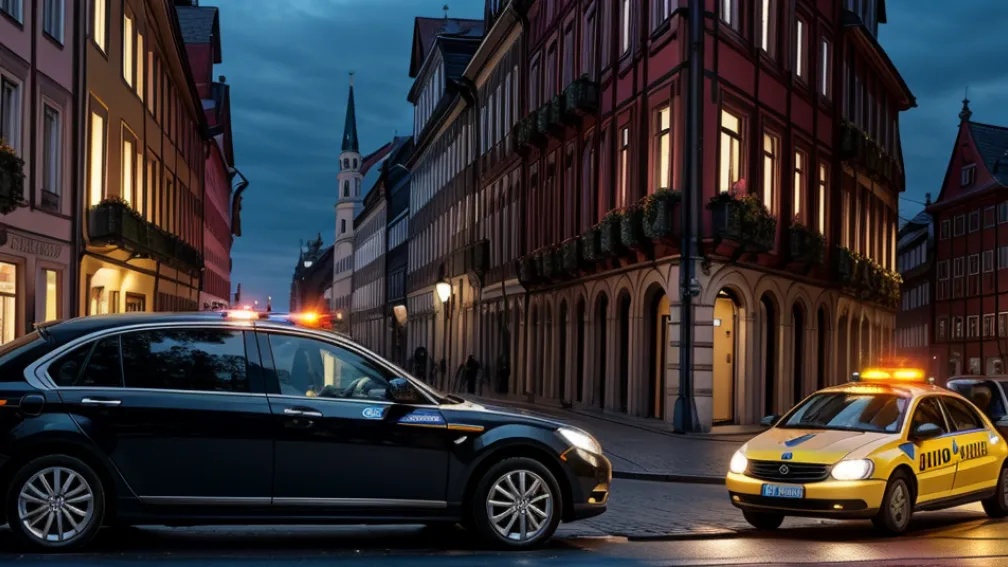 Taximetrist grav rănit în München de o mașină de poliție, în timp ce încerca să ajute: Instanța a mărit despăgubirile