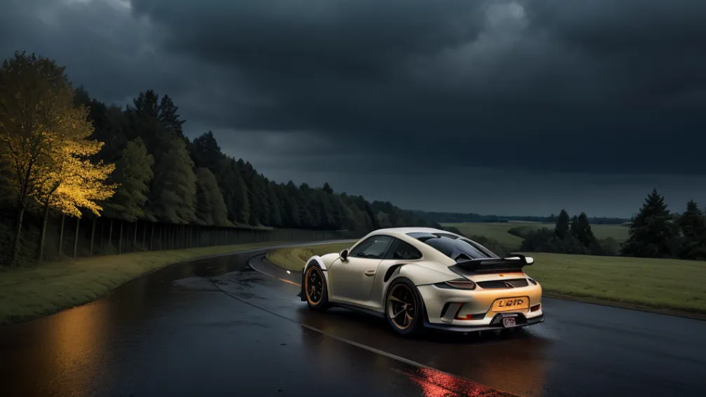 Accident grav în Germania: Un Porsche 911 GT3 RS de 510 CP a ieșit de pe autostradă și a căzut 15 metri într-o râpă