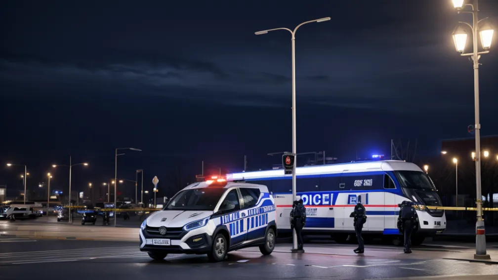 Minor arestat în Dresda, lângă gară, în baza unui mandat, după o bătaie violentă