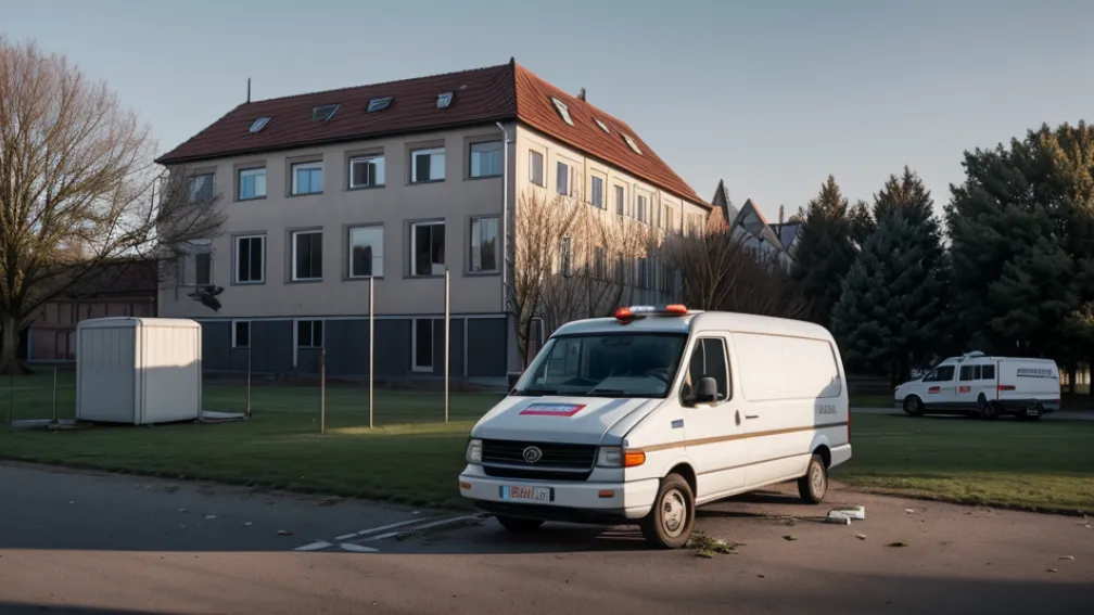 Șofer a vizat polițiste cu o autoutilitară în Seesen, Germania, în încercarea de a le lovi