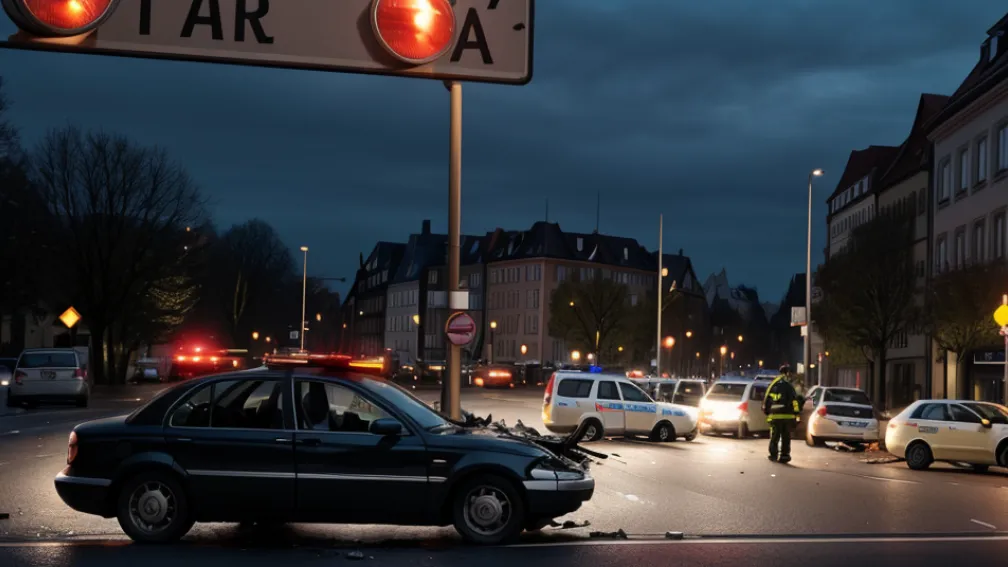 Accident grav în Germania: Șase răniți, printre care copii, după ce un șofer de 18 ani ar fi participat la curse ilegale în Recklinghausen