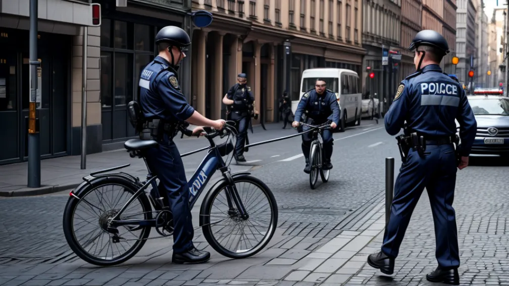 Frankfurt: Bărbat arestat după ce a atacat proprietarul unei biciclete electrice cu o bară de fier