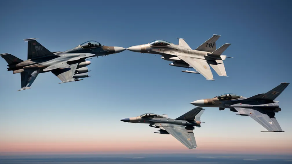 Premieră istorică în spațiul aerian: Un F-16 ucrainean ar fi doborât în premieră un Su-35 rusesc
