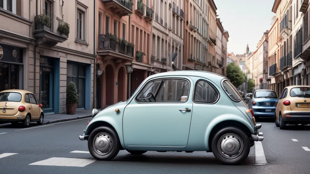 Locuitoare din München și-a cumpărat microcar ecologic ca să fie "verde", dar primește amenzi pentru parcare