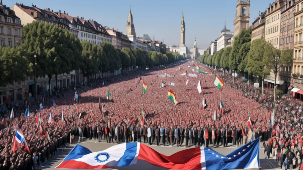 Fosta șefă a Partidului Stângii din Germania a vorbit la un miting pro-regim iranian, provocând un scandal la Frankfurt