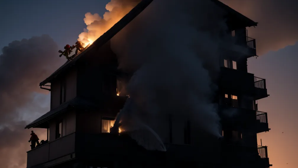 Incendiu devastator în Germania: o femeie a murit, zeci de locatari au fost salvați de pompieri
