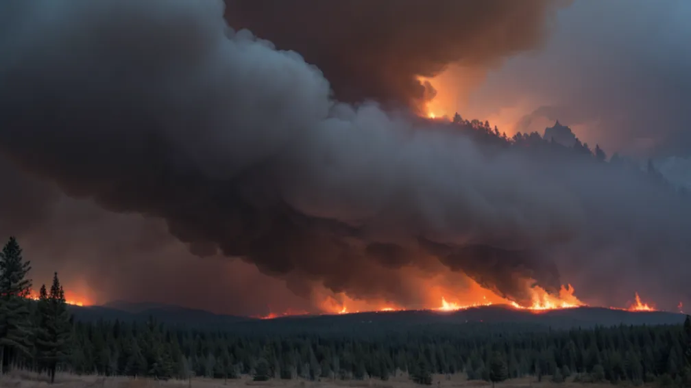 Incendiu forestier major în Harz: Pompierii se tem de schimbarea vântului, flăcările continuă să facă ravagii