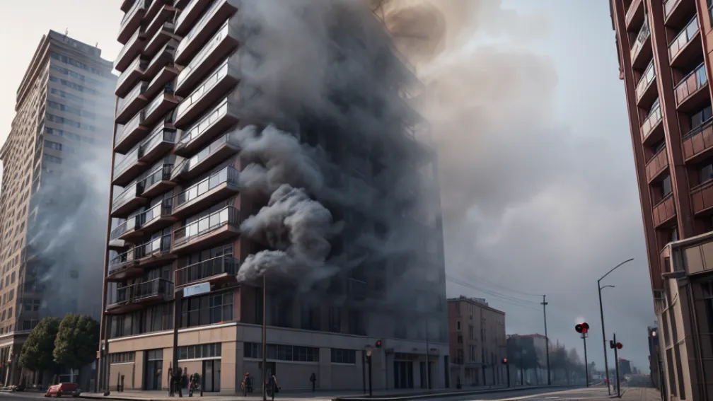 Incendiu devastator în Mannheim, Germania: Un apartament distrus, pagube de 100.000 de euro