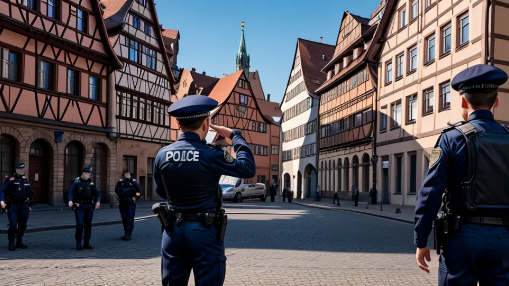 Un bărbat a fost arestat în Nürnberg, Germania, după ce a făcut salutul nazist în fața polițiștilor