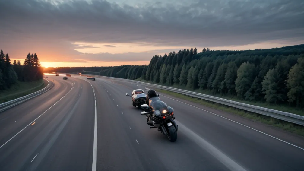 Motociclist de 20 de ani a fugit de poliție cu 200 km/h în Köln, s-a prăbușit și a fost arestat