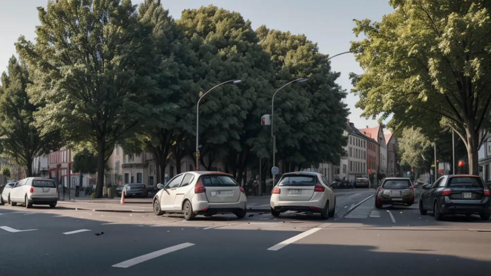 Germania: Adolescent pe trotinetă electrică a lovit o mașină și a fugit de la locul accidentului în Ahaus