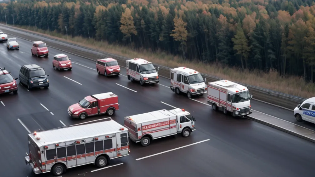 Germania: Poliția și Pompierii cer interdicție de a conduce pentru "spectatorii curioși" de la locul accidentelor