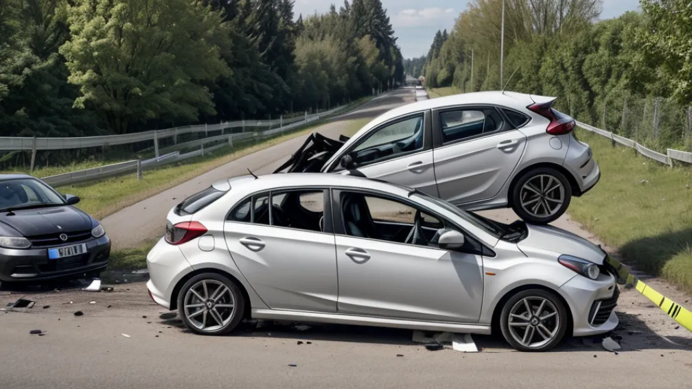 Suspectat de curse ilegale: Șofer de 18 ani, implicat într-un accident grav cu o mașină în care se aflau copii, în Germania