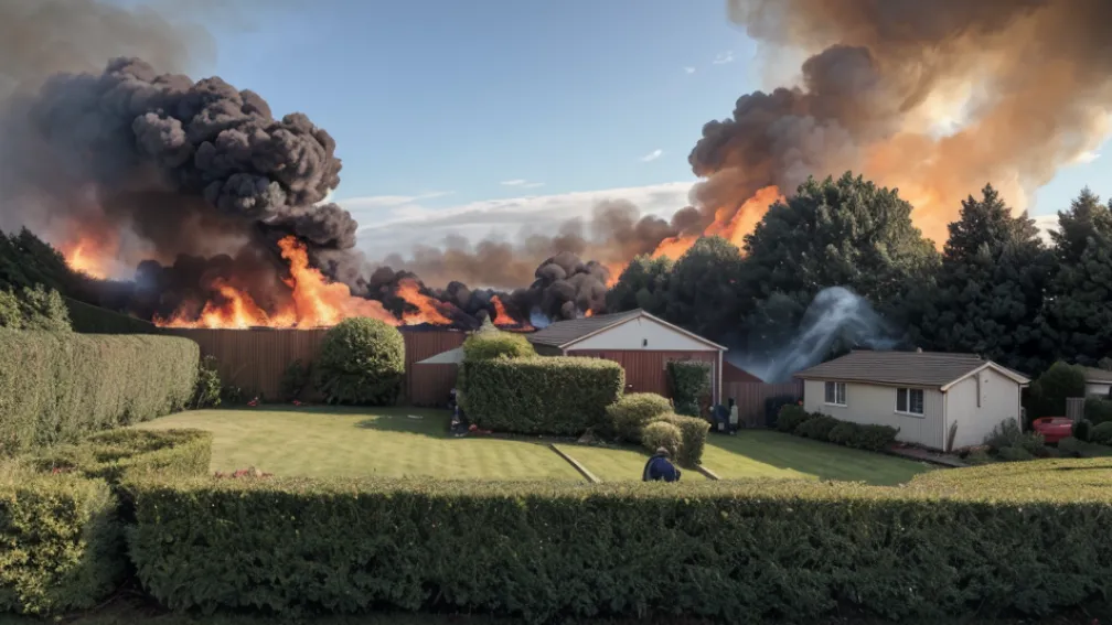 Incendiu de proporții în Germania, provocat de un grătar: pagube de peste 100.000 €, trei răniți