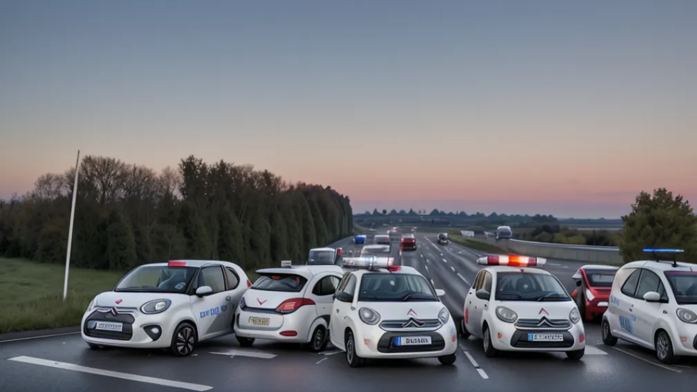 Șofer slovac grav rănit după ce s-a răsturnat cu mașina pe autostrada A57 lângă Neuss