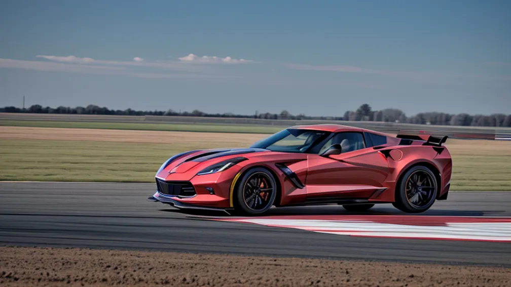 Accident terifiant pe circuitul din Illinois: o mașină de curse Corvette a decolat brusc