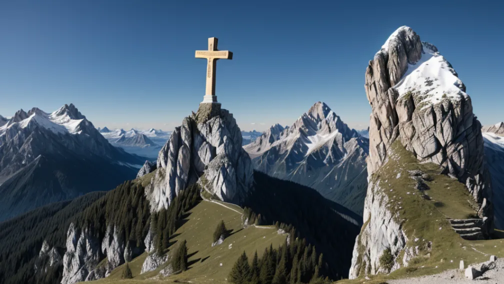 Măsură inedită pentru siguranța turiștilor: Vârful Zugspitze din Germania are acum două cruci de vârf