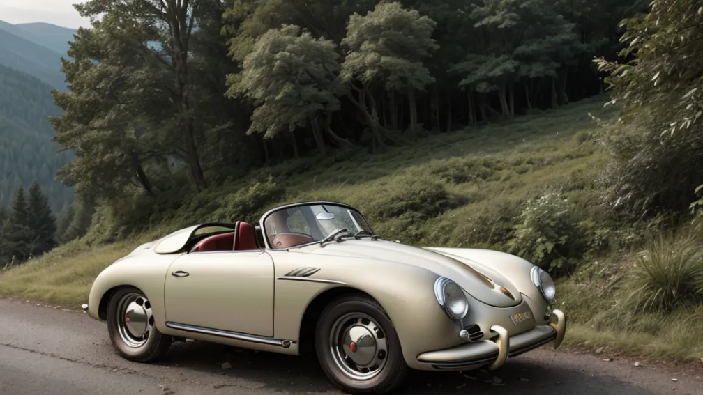 Un Porsche 356 Speedster de jumătate de milion de euro, distrus la un raliu de oldtimere în Austria