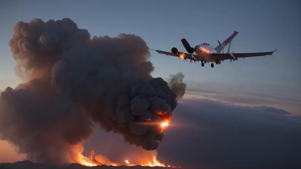 Incident Aviatic în Las Vegas: Motorul unui avion American Airlines a luat foc după decolare
