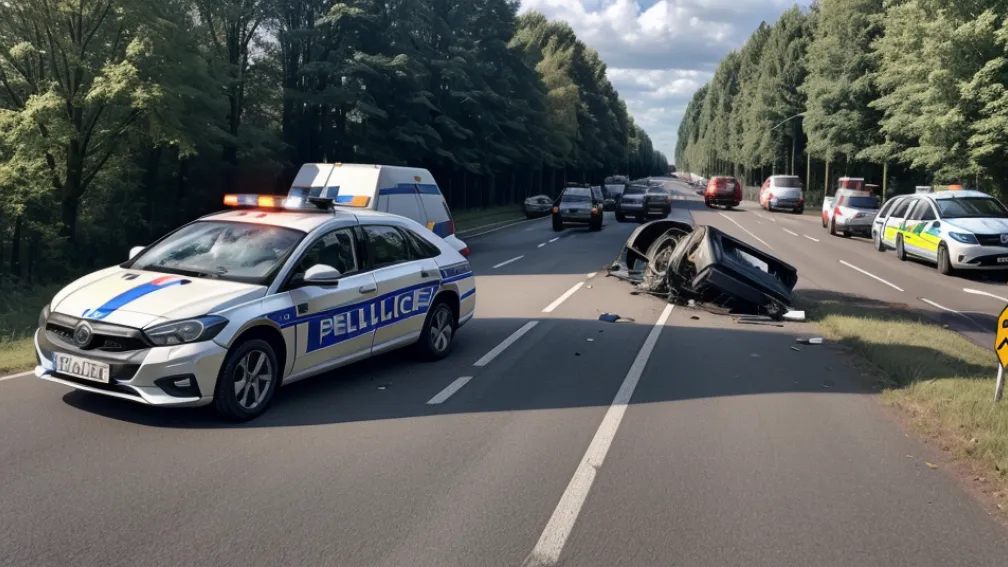 Accident mortal în Germania: Un motociclist de 71 de ani a decedat în urma unei coliziuni frontale