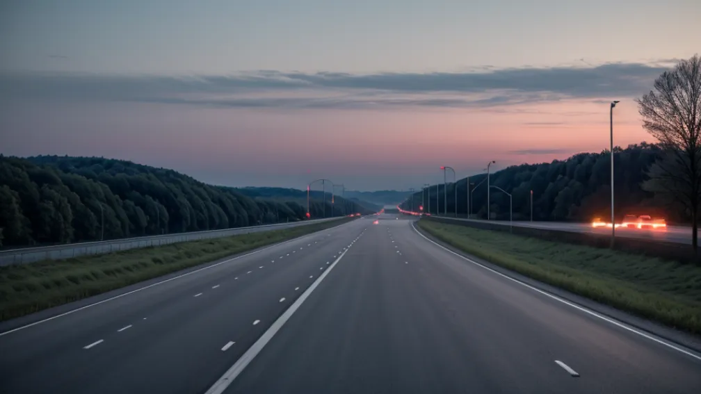 Beat pe trotinetă electrică pe autostradă în Germania: oprit de poliție