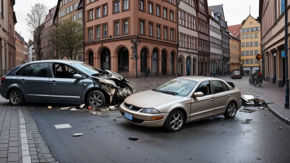 Șofer de 89 de ani din Mainz a încurcat pedalele și a provocat un accident