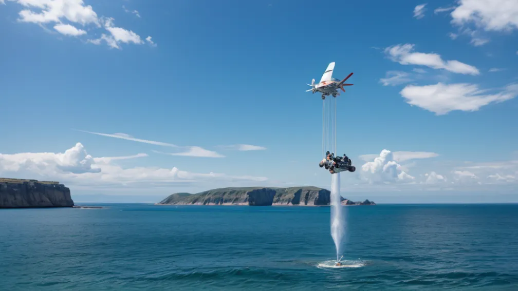 Pionierul francez Franky Zapata s-a prăbușit în Canalul Mânecii în timpul tentativei de traversare cu flyboard-ul său