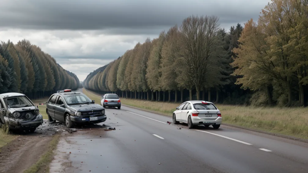 Şofer agresiv în Germania a provocat accident cu ciclist: depăşire periculoasă urmată de urmărire şi coliziune
