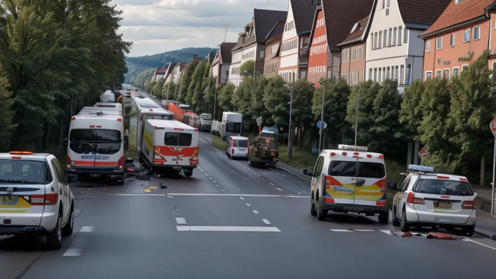 Accident fatal în Germania: Șoferul unui scuter a murit după ce a fost lovit de un camion în Gevelsberg