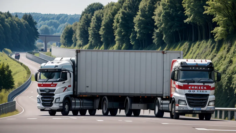 Vama Germană a încasat peste 7.700 de euro datorie de la un șofer de camion pe autostrada A30
