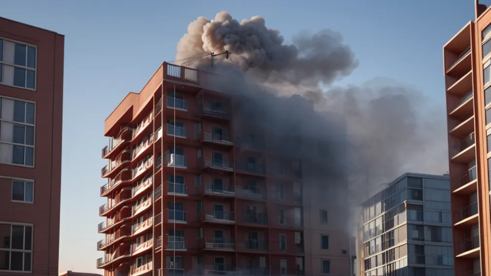 Incendiu în Hamburg: Pompierii au salvat două persoane dintr-un apartament în flăcări