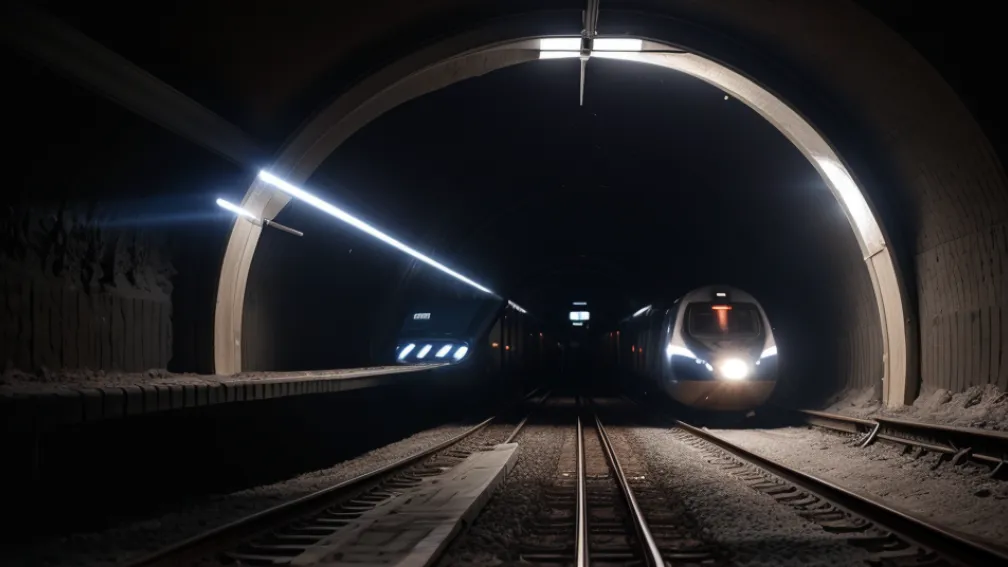 400 de pasageri, blocați ore întregi în întuneric total într-un tren ICE, într-un tunel din Austria