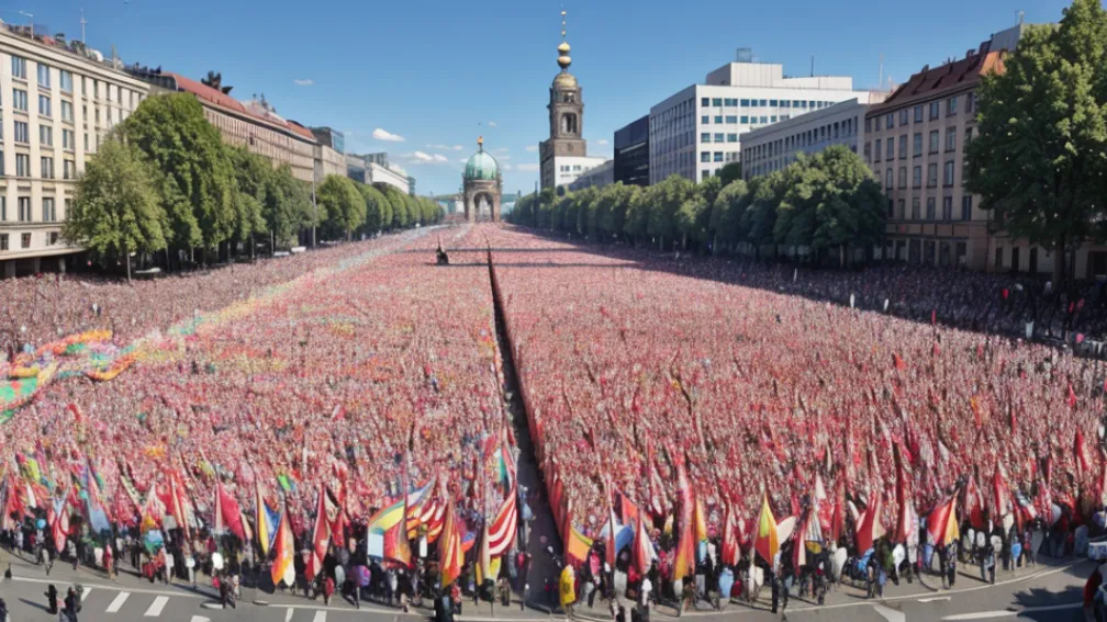 Sute de mii de persoane au celebrat CSD la Berlin, manifestând împotriva urii și intoleranței
