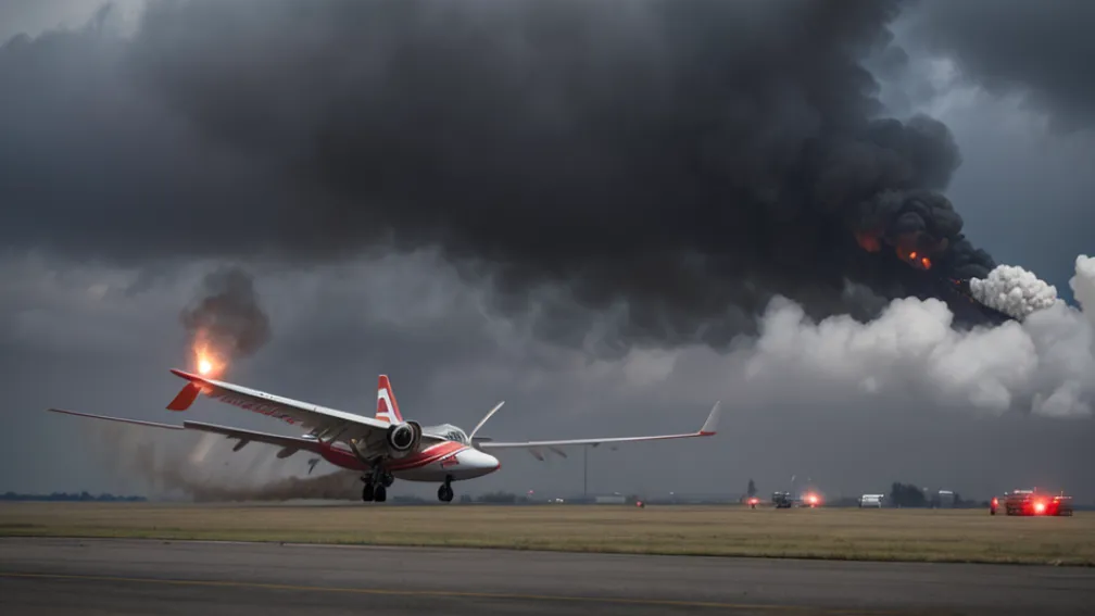 Încă un Boeing: Evacuare dramatică de ultim moment de pe un avion în flăcări la Denver
