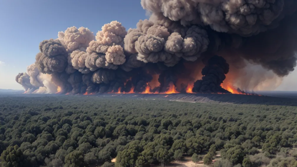 Incendii devastatoare de pădure în regiunea Bursa din Turcia: Oamenii fug din calea flăcărilor