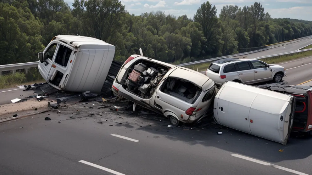 Accident terifiant în Oklahoma: Un autoturism a intrat cu viteză sub un TIR pe autostradă