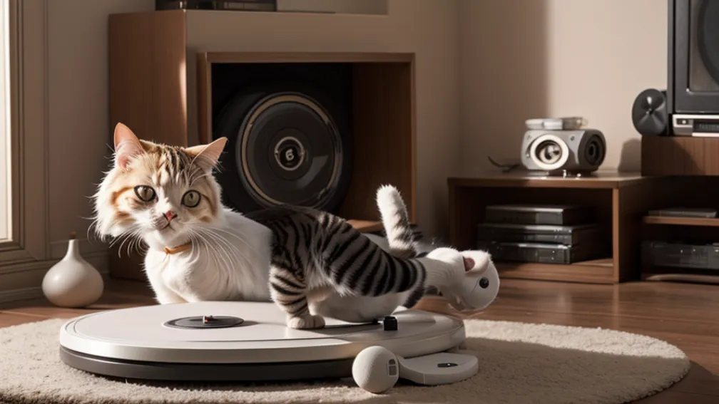 Pisica DJ: Cum un animal de companie a descoperit secretul discurilor de vinil