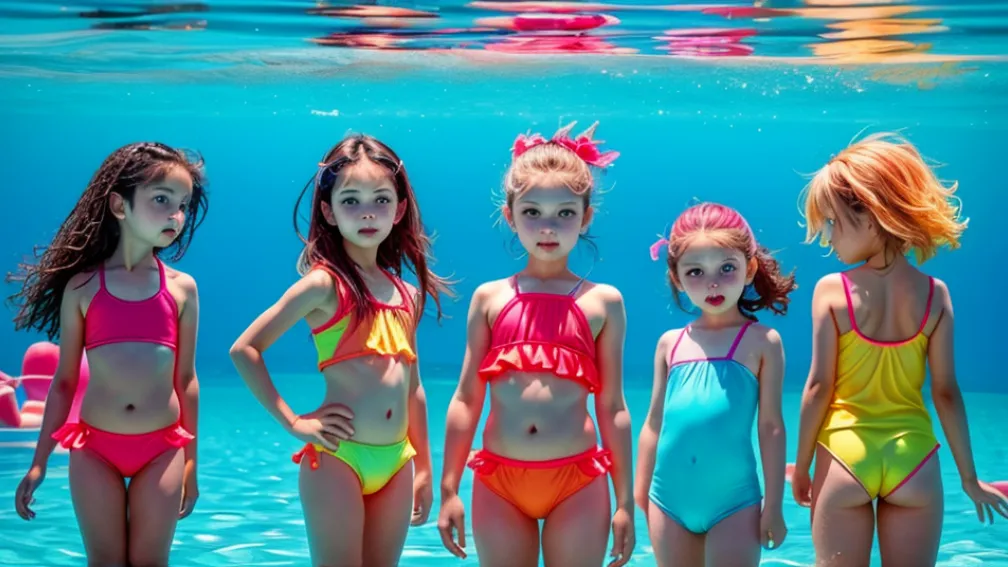 Siguranța copiilor în apă: Experții avertizează cu privire la culoarea costumelor de baie