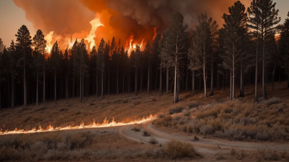 Incendiu forestier masiv lângă Dresda: Peste 100 de pompieri luptă cu flăcările pe fondul secetei și caniculei