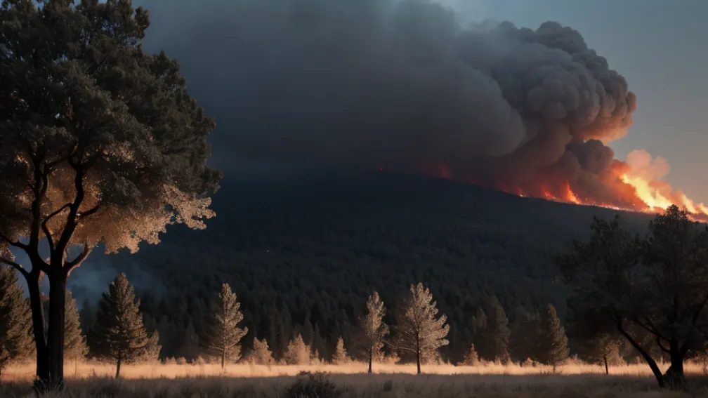 Incendiu forestier major lângă Dresda: Peste 100 de pompieri se luptă cu flăcările pe fondul căldurii și secetei