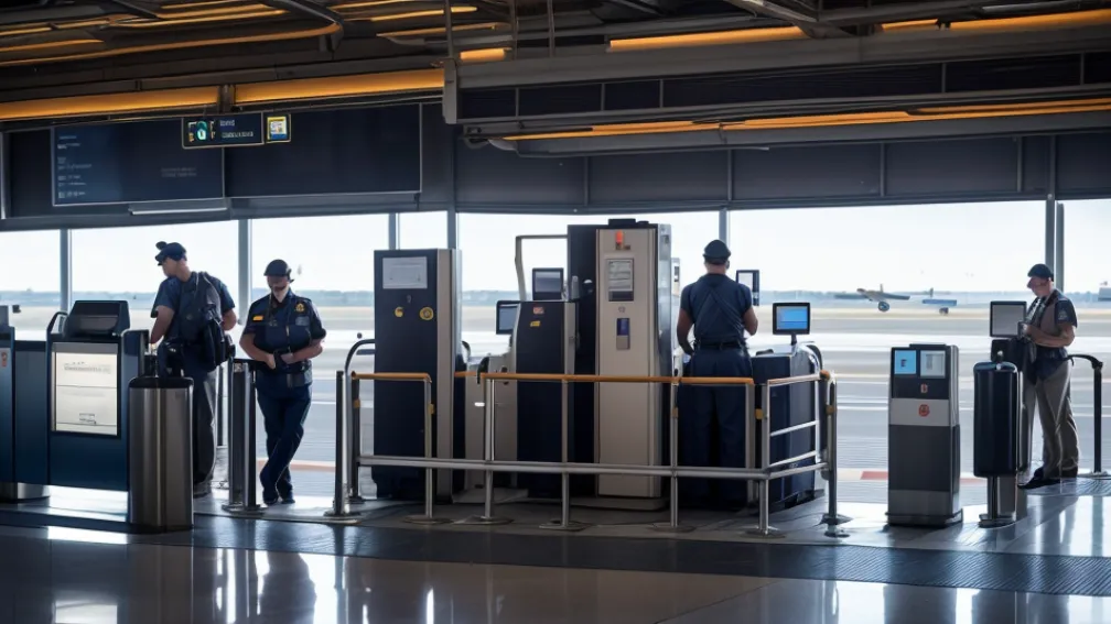 Alertă la aeroport: Un power bank a luat foc, pasagerul a făcut o criză de nervi la controlul de securitate