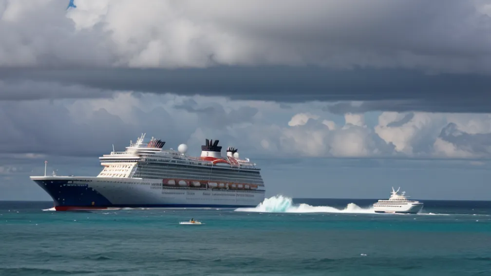 Act eroic pe croaziera Disney: Tatăl a sărit în ocean după fiica sa căzută de pe navă