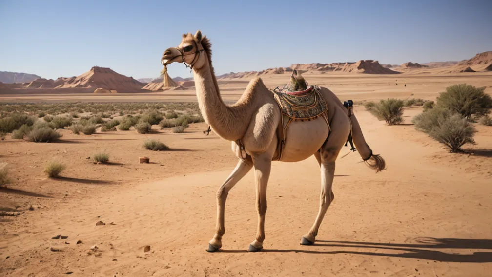 Cămila Cammie, un simbol al speranței: Primul animal mare din Pakistan cu proteză, după o agresiune oribilă