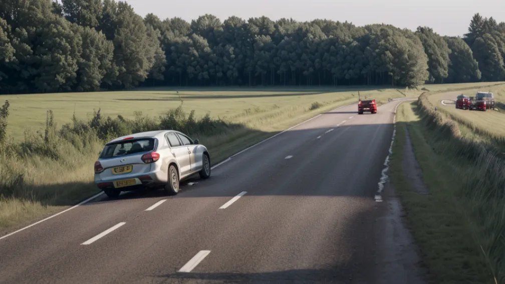 Accident grav în Germania: Mașină răsturnată de mai multe ori lângă Zemmer