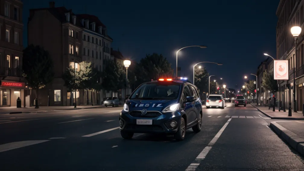 Scuterist oprit de poliție în Mannheim după ce a trecut pe roșu: purta un cuțit ilegal