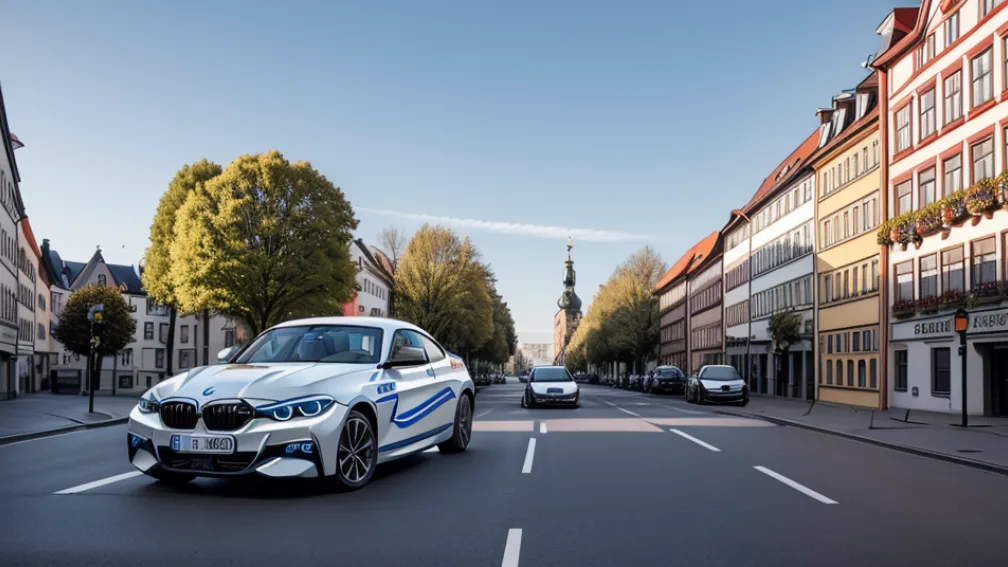 Trei tineri hoți de BMW decapotabil, prinși după o urmărire ca-n filme în Leipzig