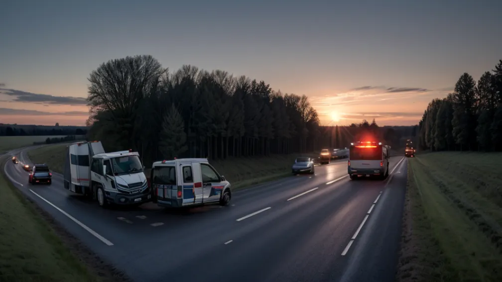 Accident mortal în Germania: motociclist decedat după coliziunea cu un tractor