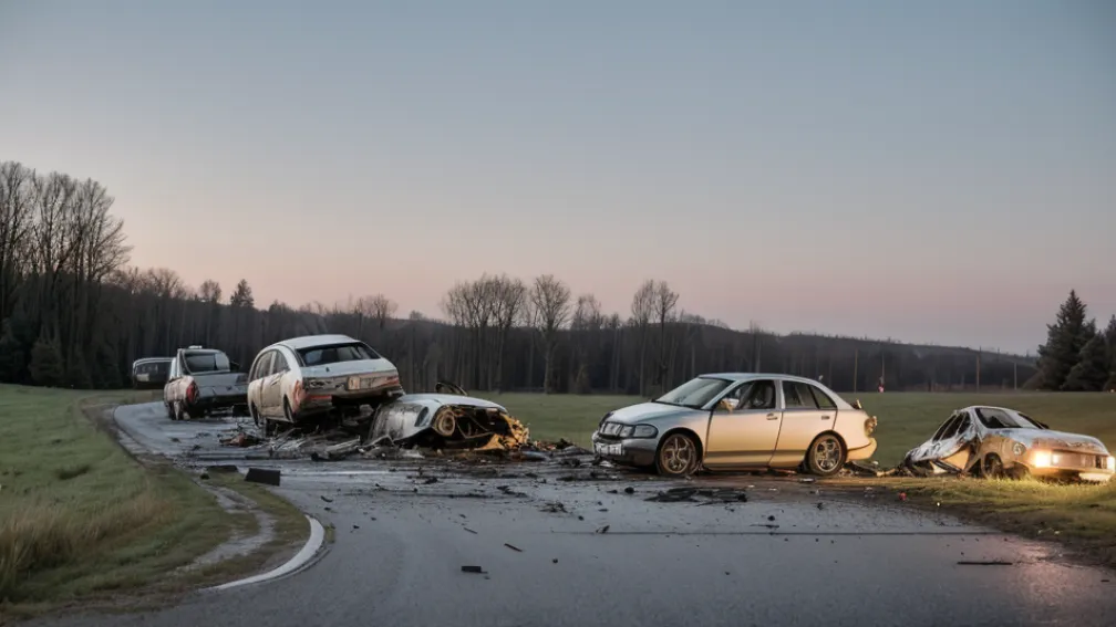 Accident mortal în Germania: Șofer decedat după aproape o lună de la coliziunea pe drumul B71